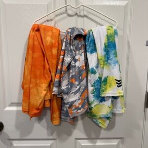 3 Colorful GILLZ spf Athletic Shirts Set